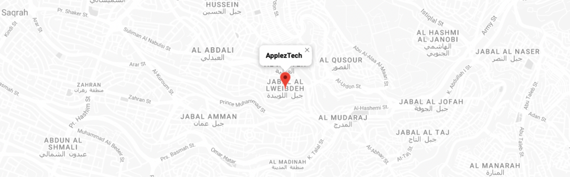 ApplezTech location map